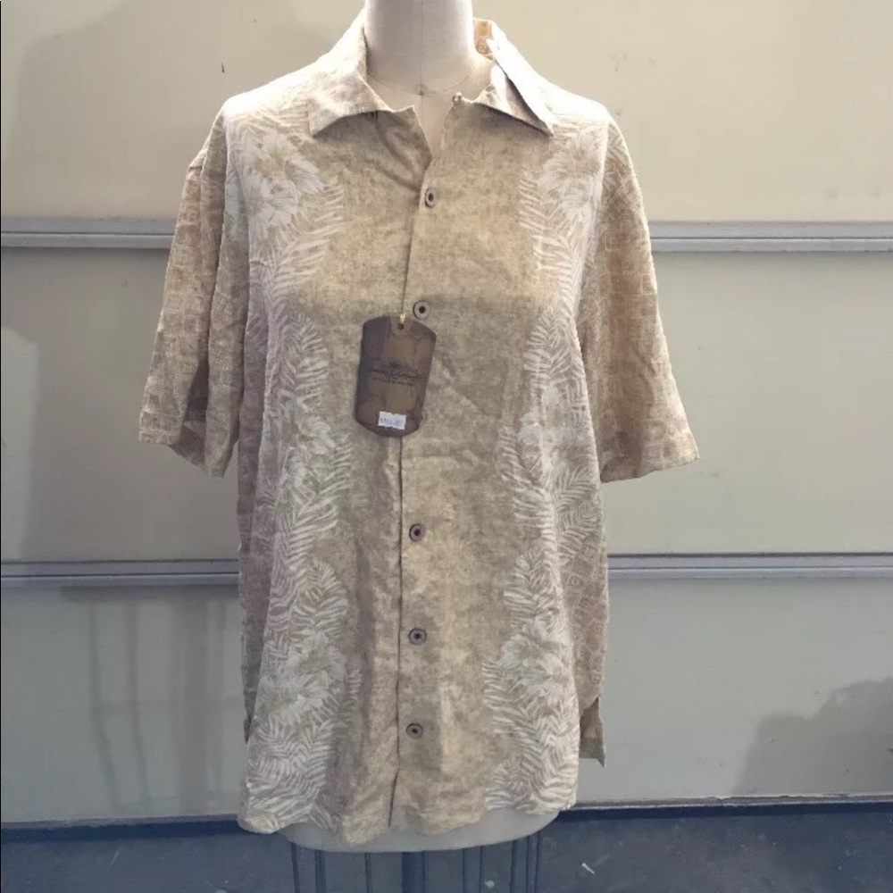 Tommy Bahama Foreverglades Dust Icicle Silk Shirt